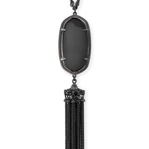 Kendra Scott Rayne Necklace in Gunmetal